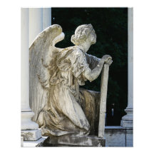 Facless Angel Victorian Graveyard Photo Print