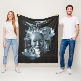 Facless - Techno-Goth Streetwear Design Fleecefilt