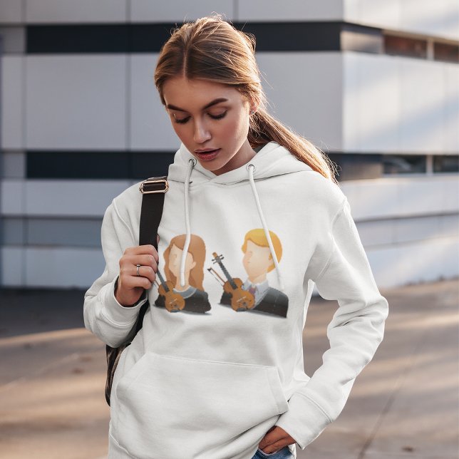 Facless Violinists Hoodie T Shirt (Skapare uppladdad)