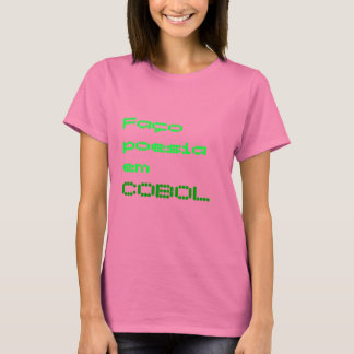 Faço poesia em COBOL Tee