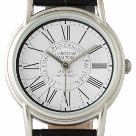 Factory Worker Long Service Award Watch Armbandsur
