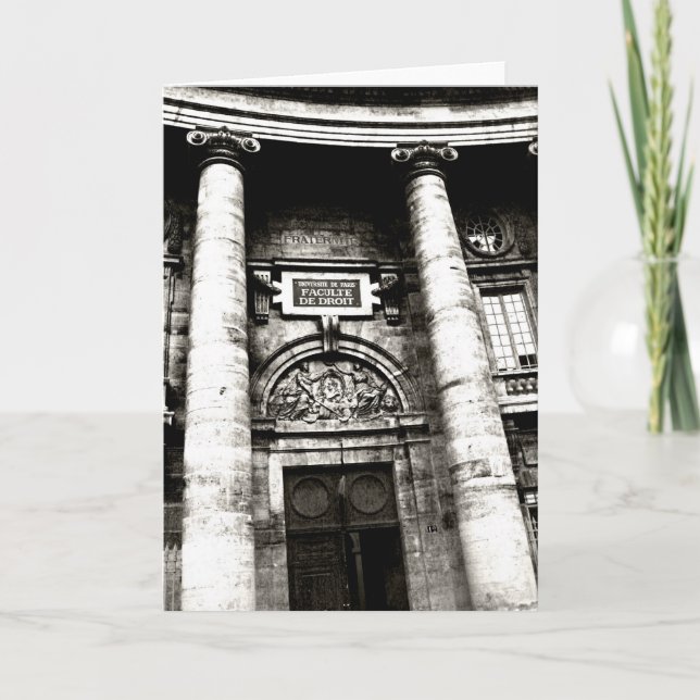 Faculté de droit Facade Kort (Framsida)