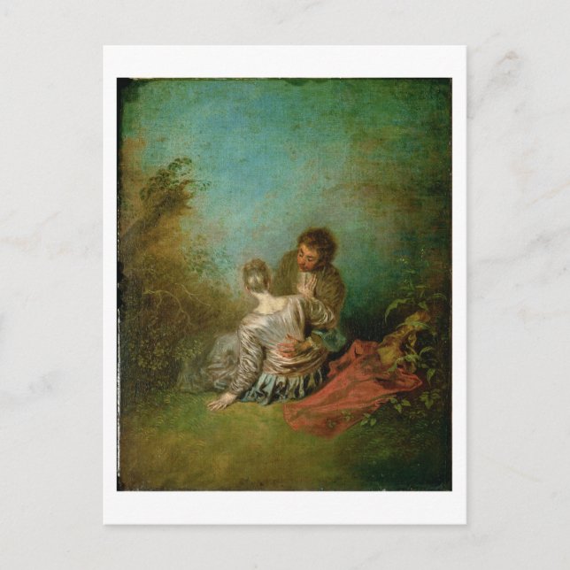 Fadäset, c.1717 (olja på kanfas) vykort (Framsida)