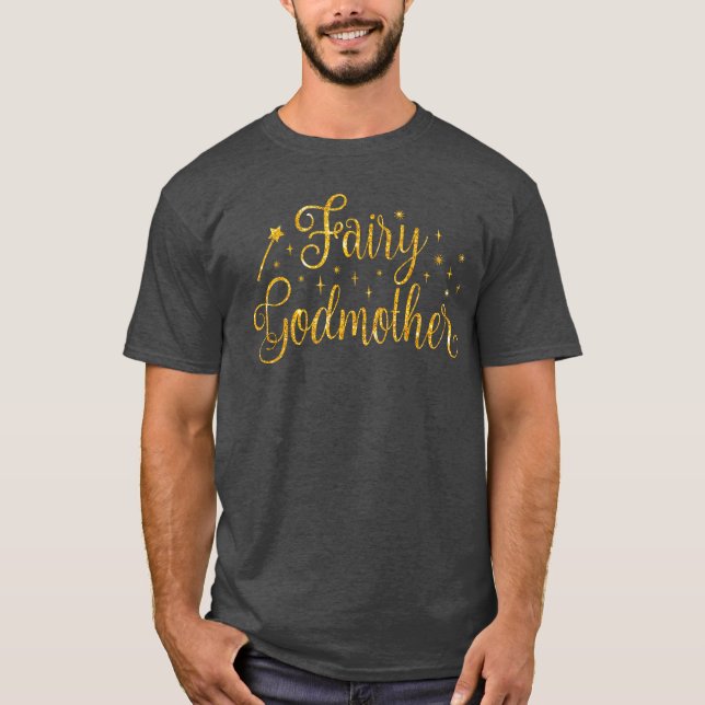 Fadder Flicka Fadder Flicka Fadder Gudmor M T Shirt (Framsida)