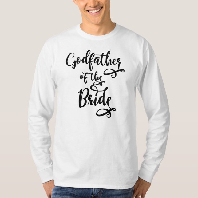 Fadder för bruden t shirt (Framsida)