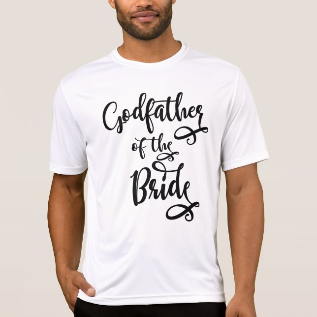 Fadder för bruden t shirt (Framsida)