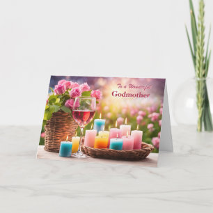 Fadder glädjande mors dag med vackra blommor helgkort