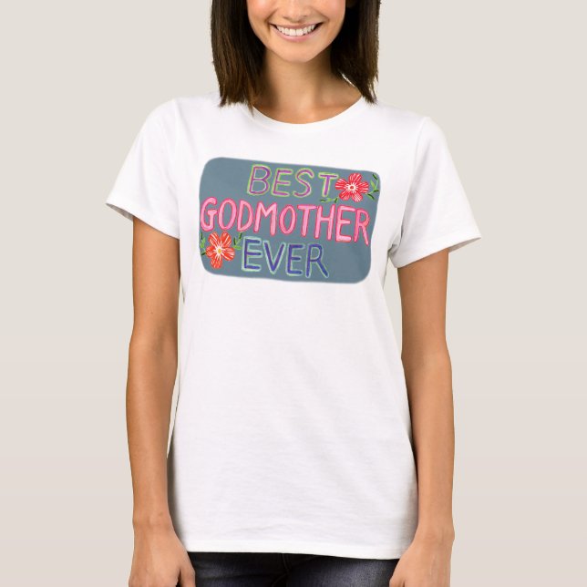Fadder Tack Gåva Världens Bästa Fadder T Shirt (Framsida)