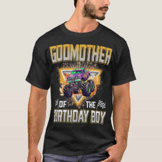 Fadder till Födelsedags Pojken Monster Truck T Shirt