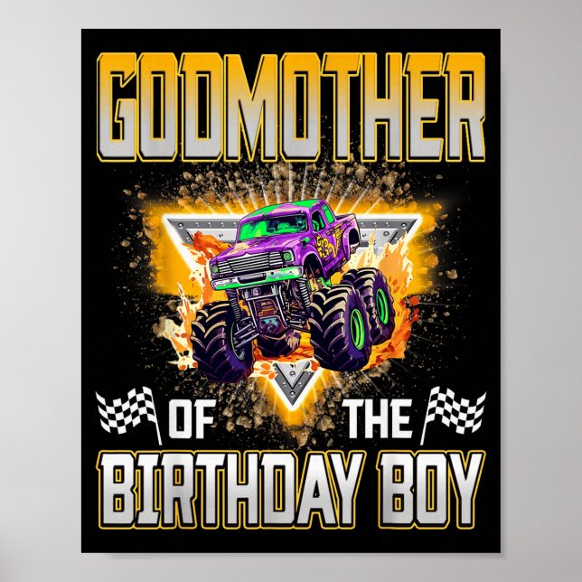 Fadder till födelsedagsmonstertruckens födelsedags poster (Framsidan)