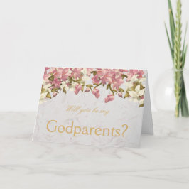 Fadderförslag Rosa orkidéer på marmor Kort