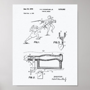 Fadderord 1970 Patent Art White Papper Poster