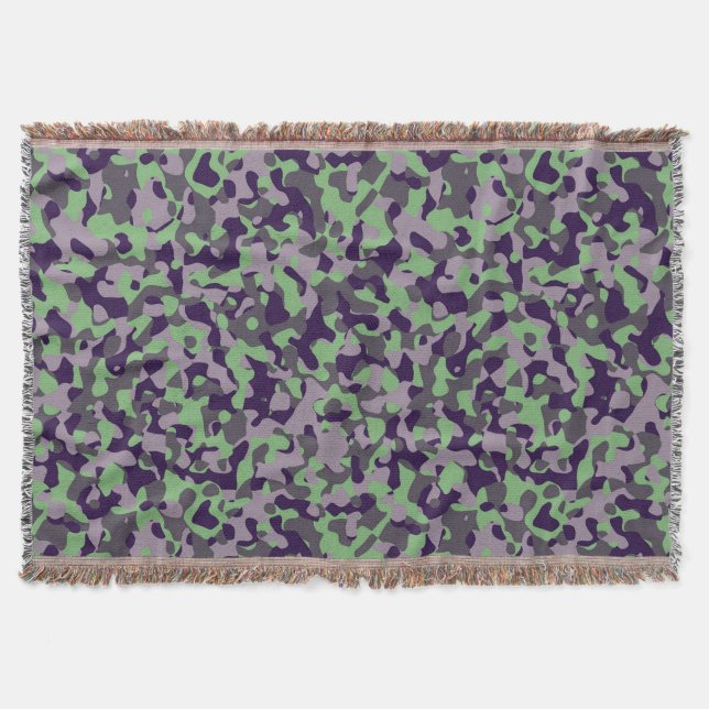 faded green and violet camo abstract filt (Framsidan)
