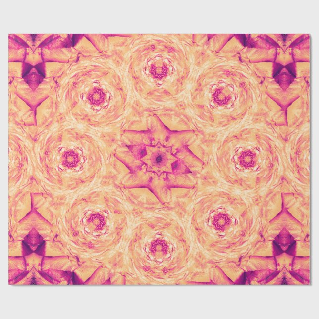 Faded Rose Brooch Presentpapper (Platt)