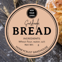 Faded Terracota Bakery Sourdough Bröd Klistermärke