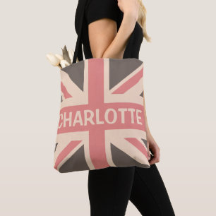 Faded UK British Personlig Union Jack Tygkasse