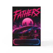Fader Cyberpunk Bil Hälsning