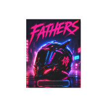 Fader Cyberpunk Förare Hjälm Canvas