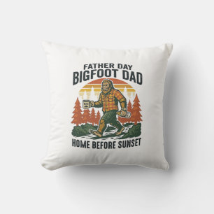 Fader Dag Bigfoot Pappa Tröja Mannen Myten Den Kudde