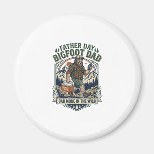 Fader Dag Bigfoot Pappa Tröja Mytisk Familj Man R Magnet