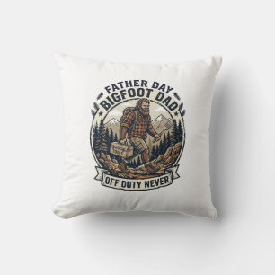 Fader Dag Bigfoot Pappa Tröja Pappa Läge I Det Vil Kudde