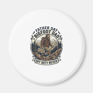Fader Dag Bigfoot Pappa Tröja Pappa Läge I Det Vil Magnet