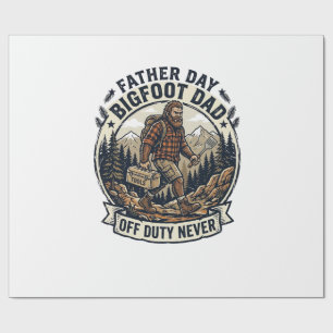 Fader Dag Bigfoot Pappa Tröja Pappa Läge I Det Vil Presentpapper