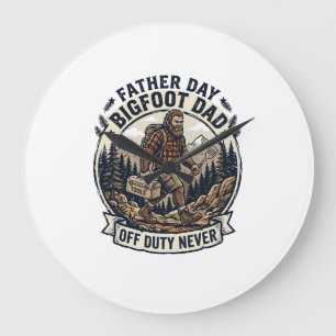 Fader Dag Bigfoot Pappa Tröja Pappa Läge I Det Vil Stor Klocka