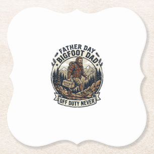 Fader Dag Bigfoot Pappa Tröja Pappa Läge I Det Vil Underlägg Papper