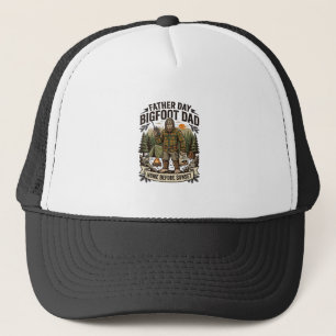 Fader Dag Bigfoot Pappa Tröja Skogs Papa Retro G Keps