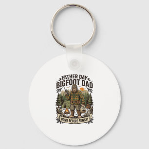 Fader Dag Bigfoot Pappa Tröja Skogs Papa Retro G Nyckelring