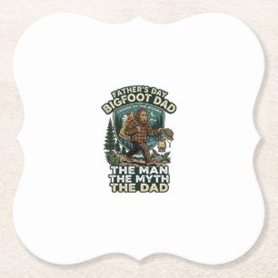 Fader Dag Bigfoot Pappa Tröja Stark Tyst Pålitlig Underlägg Papper