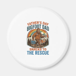 Fader Dag Bigfoot Pappa Tröja Uppfostra Barn Som E Magnet