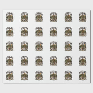 Fader Dag Bigfoot Pappa Tröja Woodland Papa Retro Presentpapper