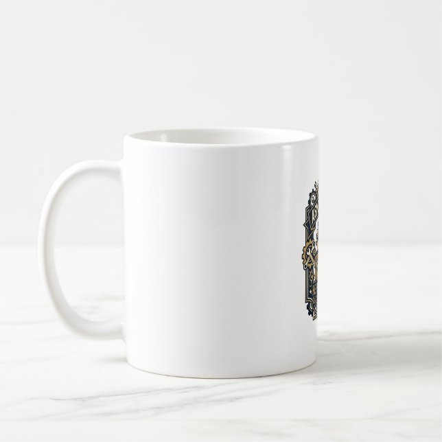 Fader Dag Reparation Pappa Tröja Fråga Din Pappa H Kaffemugg (Vänster)