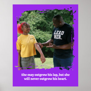 Fader Dotter-Gåva – Personlig Fotoväggkonst Poster