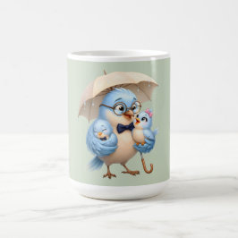 Fader Fågel Kaffemugg Familj
