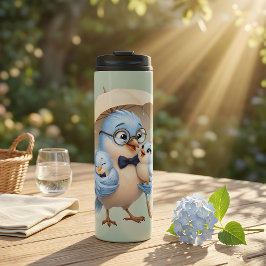 Fader Fågel Termisk Tumbler Present