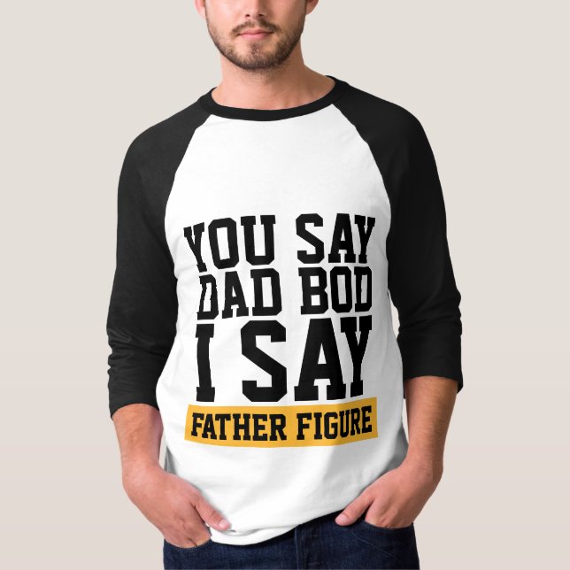 FADER FIGUR PAPPABRÄK KORTÄRMAD T-SHIRT (Framsida)