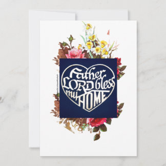 Fader HERRE välsigna mitt hem Inbjudningar