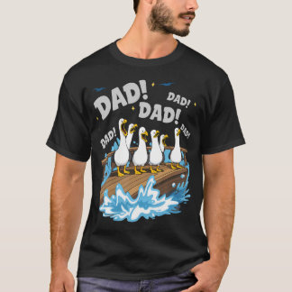 Fader Måsfågel Rolig Pappahumor Hav T Shirt