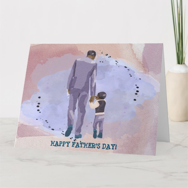 FADER OCH SON GÅR KORT (Framsida)