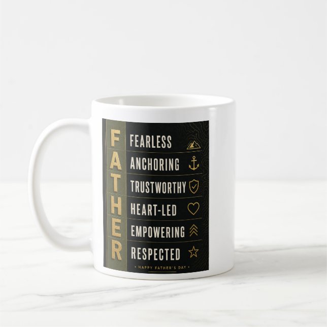 Fader Standard (tom insida) Kaffemugg (Vänster)