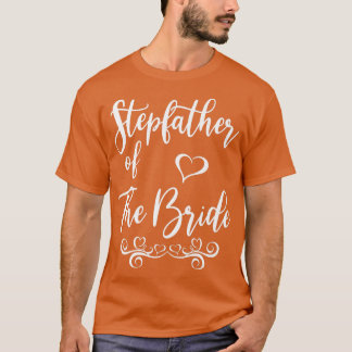 Fader till bruden & brudgummen bröllopsmatchning t shirt