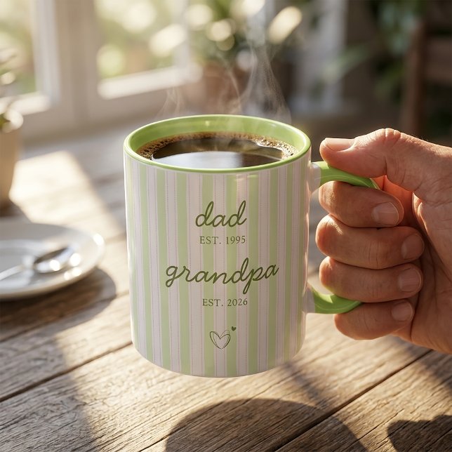 Fader till farfar tillkännagivande present mugg (Skapare uppladdad)
