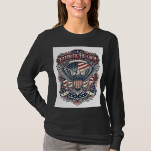 Faderdag Vector Grafik T-shirt med Patriotisk Tema