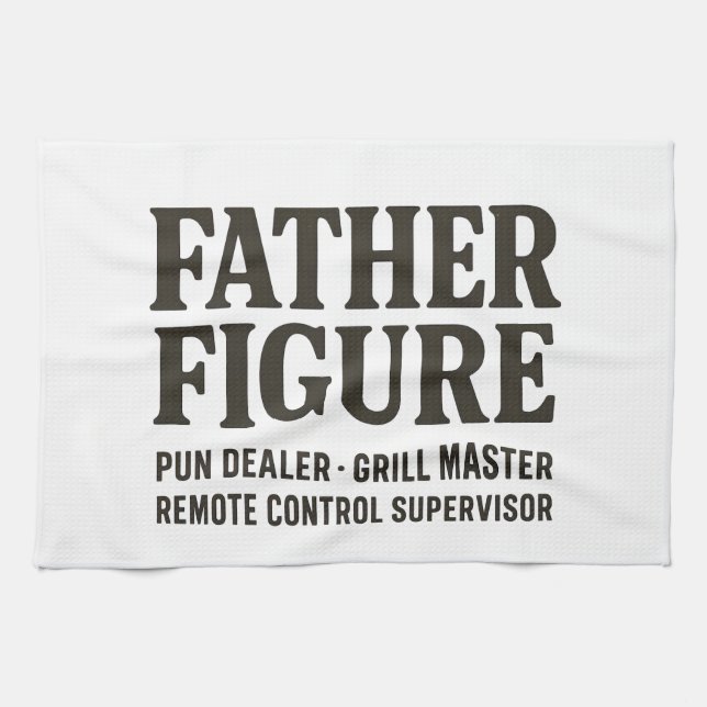 Faderfigur Punsäljare Rolig Pappa Tröja Kökshandduk (Horisontell)