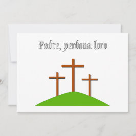 Fadern förlåter dem kortet inbjudningar