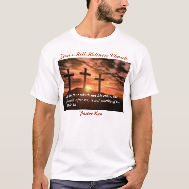 Fadern förlåter dem t-shirt (Framsida)