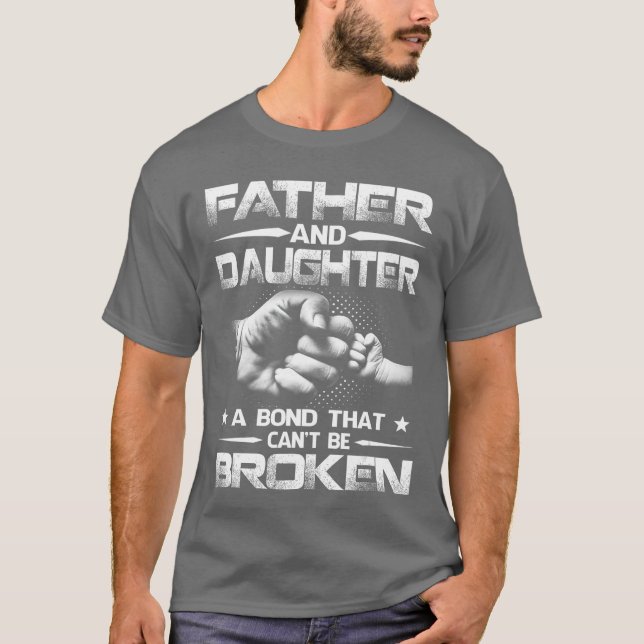 Fadern Och Dottern En Bunden Som Inte Kan Brytas v T Shirt (Framsida)